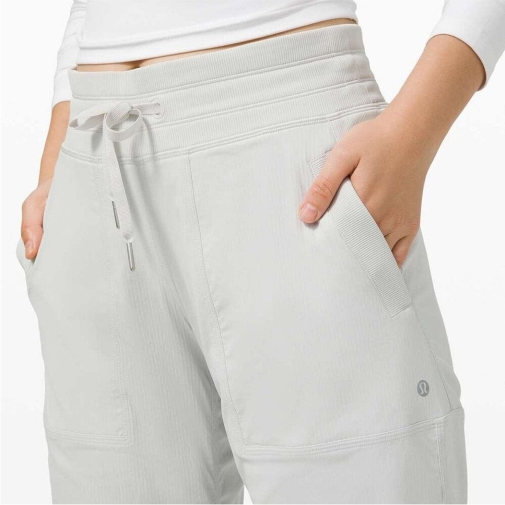 Lululemon Dance Studio Lined Vapor Gray Pants size 6